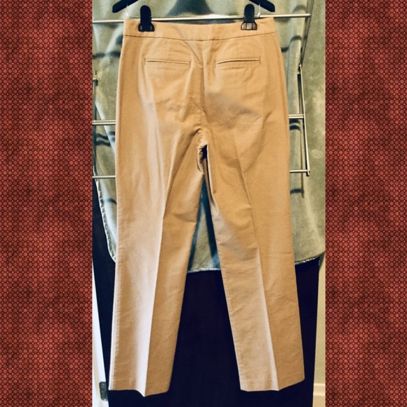 Talbots stretch cotton faux suede pants trousers 6 - Picture 3 of 5
